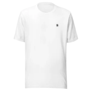 T-shirt Loakap coral-hippocampe-brillance blanc avec logo imprimé devant, modèle de la collection de t-shirts imprimés Loakap