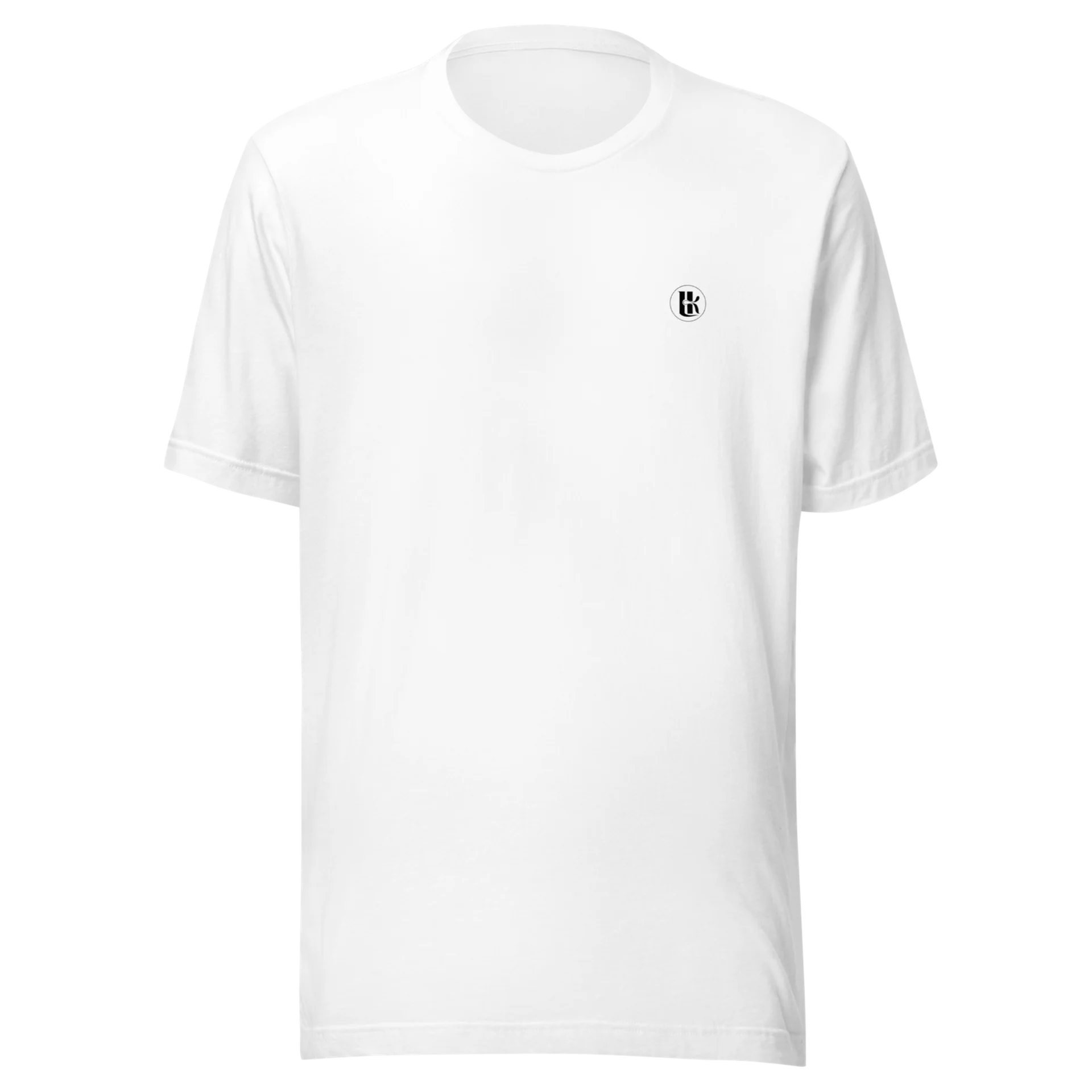 T-shirt Loakap coral-hippocampe-brillance blanc avec logo imprimé devant, modèle de la collection de t-shirts imprimés Loakap